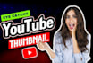 design eye catching  youtube thumbnail