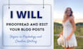 proofread, edit, and make your blog posts shine