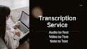 professional audio and video transcription