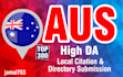 do top australian local citations and directory submissions