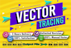 vector low res logo or image into vector art or vectorize