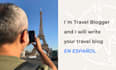 write for your travel blog in spanish