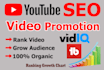 do youtube channel promotion and SEO by vidiq