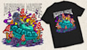 create illustration with psychedelic style art