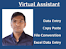 be virtual assistant for excel data entry, copy paste, typing work, data entry