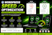 optimize wordpress website speed, core web vitals and google pagespeed insights