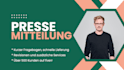 write a professional german press release for news or launch