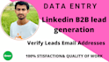 do linkedin b2b lead generation and web collecting