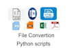 convert pdf to excel,csv or json using python