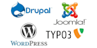 help with joomla, typo3, shopware, drupal, shopify
