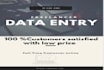 do fast data entry in low price, internet research