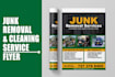junk removal,pressure washing,lawn care,roofing,solar,cleaning flyer