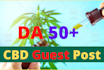 do cbd guest post on my da 50 site