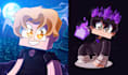 draw a cartoon minecraft profile picture