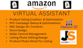 manage your amazon store, ppc campaign, virtual assistant
