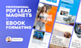 design your PDF lead magnet and ebook