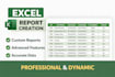 create excel reports, dashboard  for the your any requirement