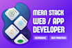 develop custom mern stack web app as a full stack developer