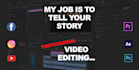 do professional cinematic video editing