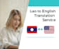translate lao to english or thai with good quality