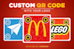 create a professional qr code design with your logo