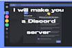 professionally setup a discord server within 24 hours