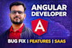 be your angular developer to develop and fix angular web apps