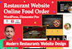 build a restaurant website with online ordering