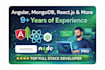 develop full stack web application using angular and nodejs