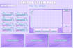 pastel space stream overlay package for twitch