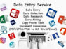 do data entry, fast typing and excel data entry work