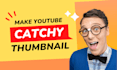 design attractive youtube thumbnail in 24 hours