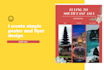 create simple poster and flyer design