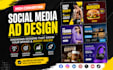 design high converting social media posts, ads and banners
