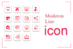 design a modern line icons