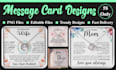 do profitable gearbubble,shineon message card design for you