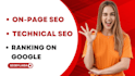 do technical onpage SEO of wordpress, kajabi, on page of wix, squarespace