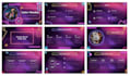 make an neon ppt template