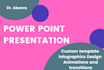 design and edit custom powerpoint presentations on medical and science subjects