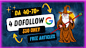 do 50 high da guest post and dofollow guest posting links