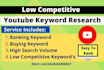do youtube keyword research that easily ranks on 1st page