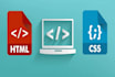 create a responsive static website using HTML and CSS