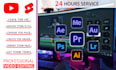 expert youtube editing delivered fast