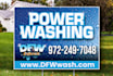 design creative yard sign for pressure washing