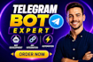 make custom telegram bot using python