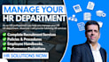 make HR policies and sops, job descriptions, kpis, and organograms