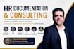 create HR policies, sops, employee handbook and HR documents