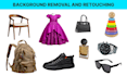 do bulk image background removal and photoshop editing for websites