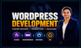 provide wordpress website design, development and support