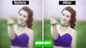 enhance photo from low quality to high